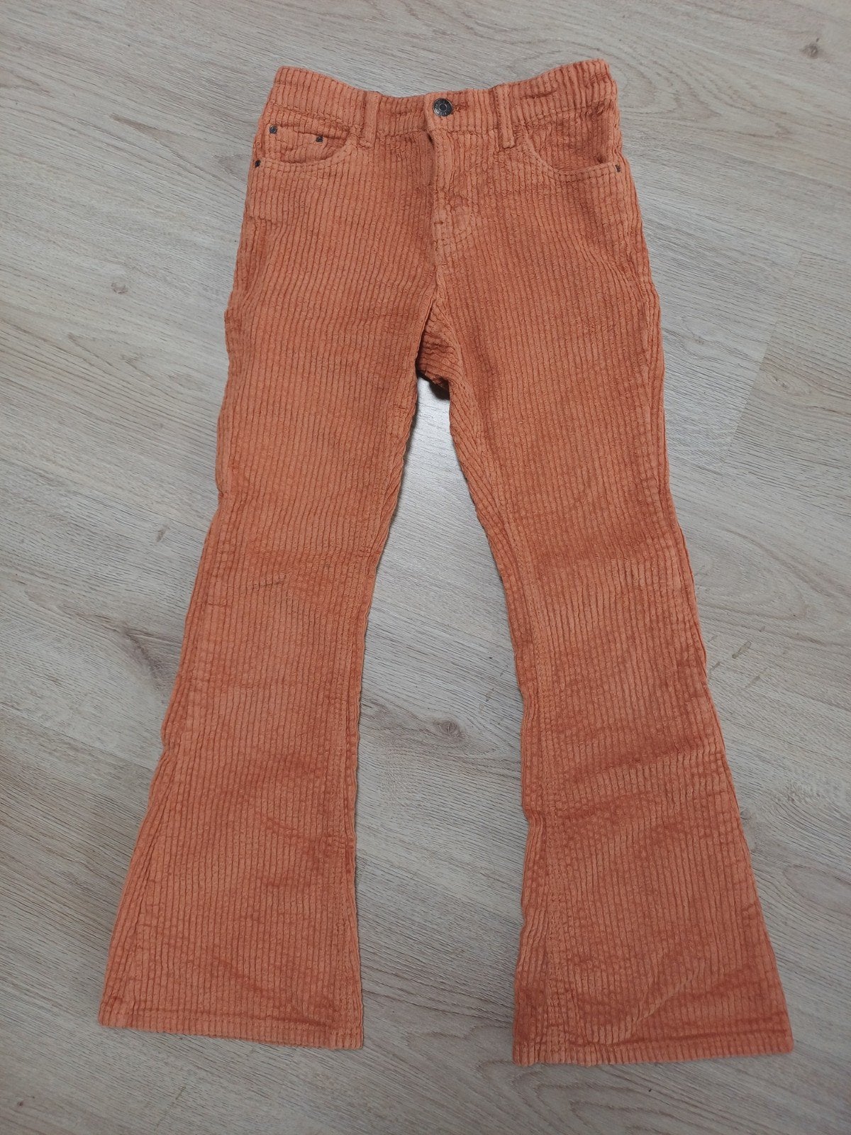 Rib flared broek Hema maat 134, Ophalen of Verzenden