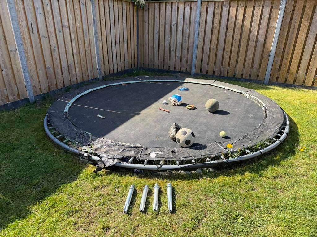 EXIT Trampoline 350cm doorsnede - Gebruikt, Ophalen, Gebruikt
