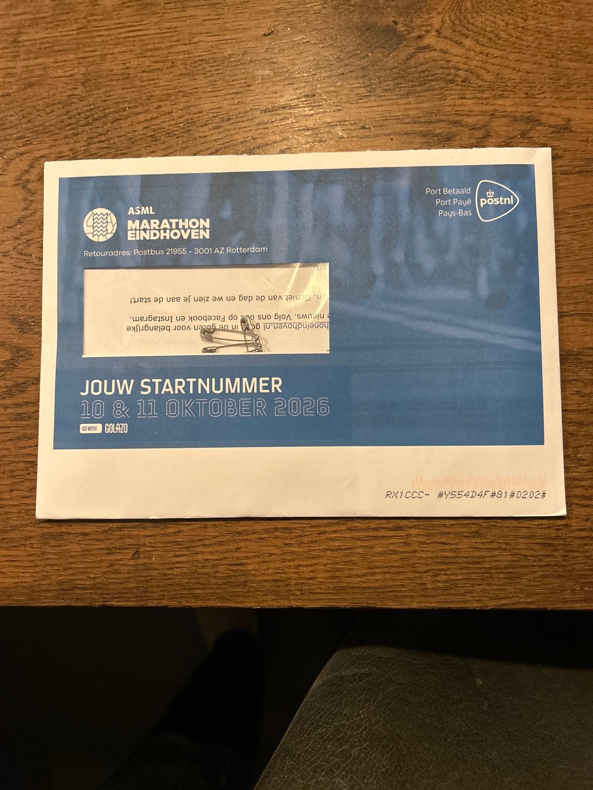 Startbewijs halve marathon Eindhoven 2026, Eén persoon, Oktober