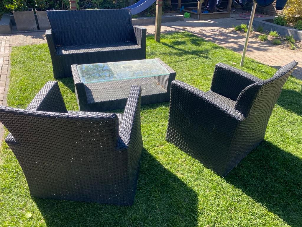 Gratis loungeset, Ophalen, 5 zitplaatsen, Kunststof, Gebruikt