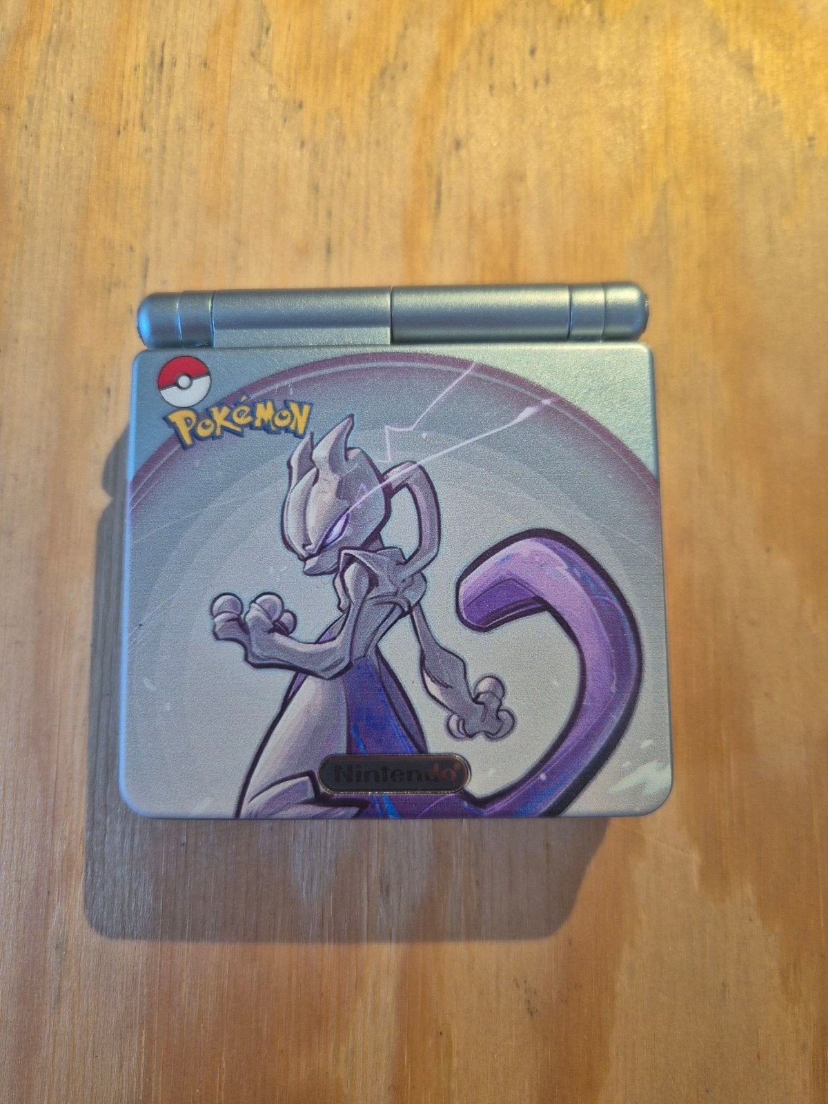 Game Boy Advance SP Pokémon Mewtwo Editie (Zonder Game), 1 speler, Ophalen of Verzenden, Refurbished, Vanaf 3 jaar