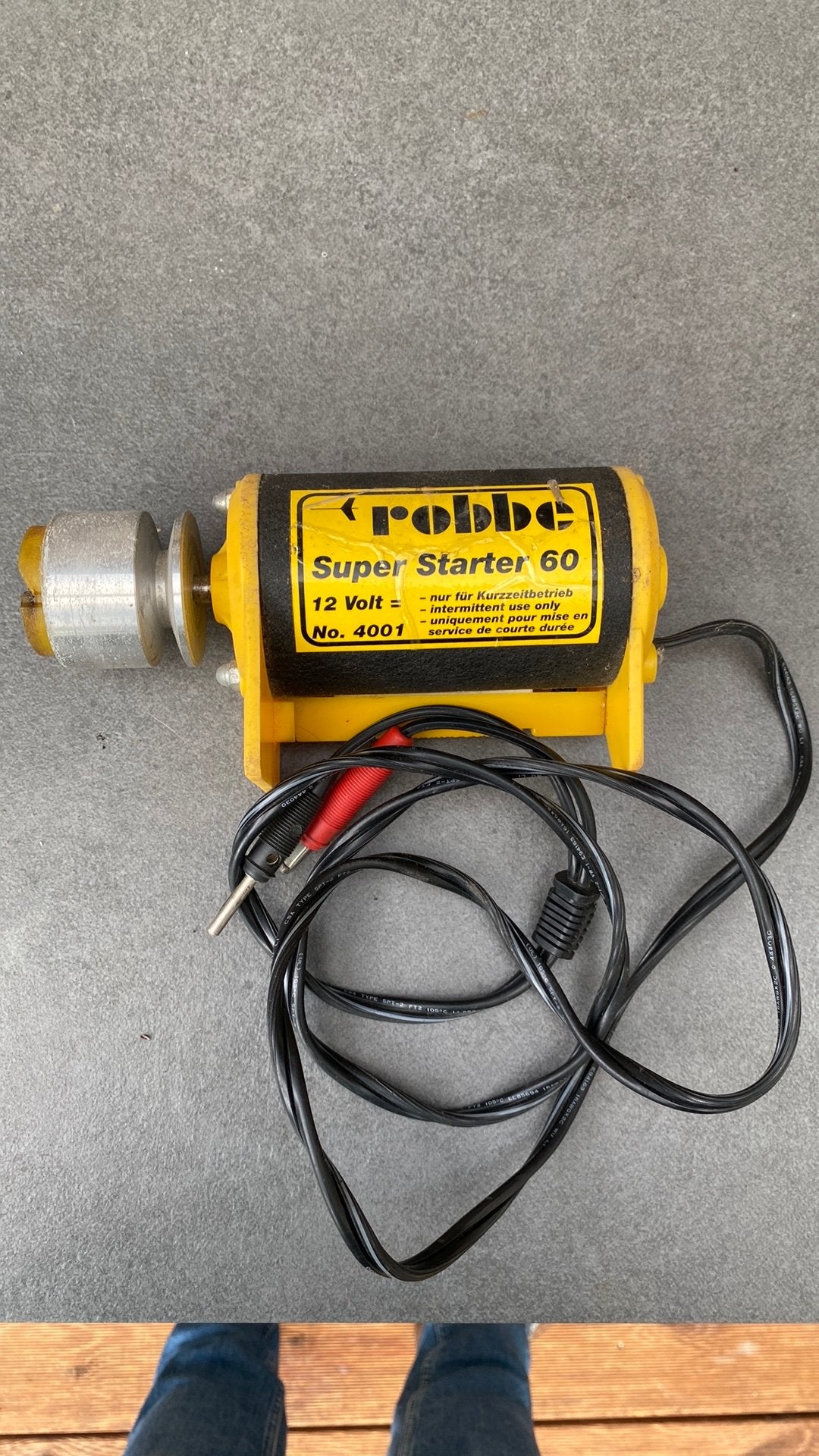 Robbe Super Starter 60 - 12 Volt RC Starter, Ophalen, Gebruikt, Nitro, Onderdeel