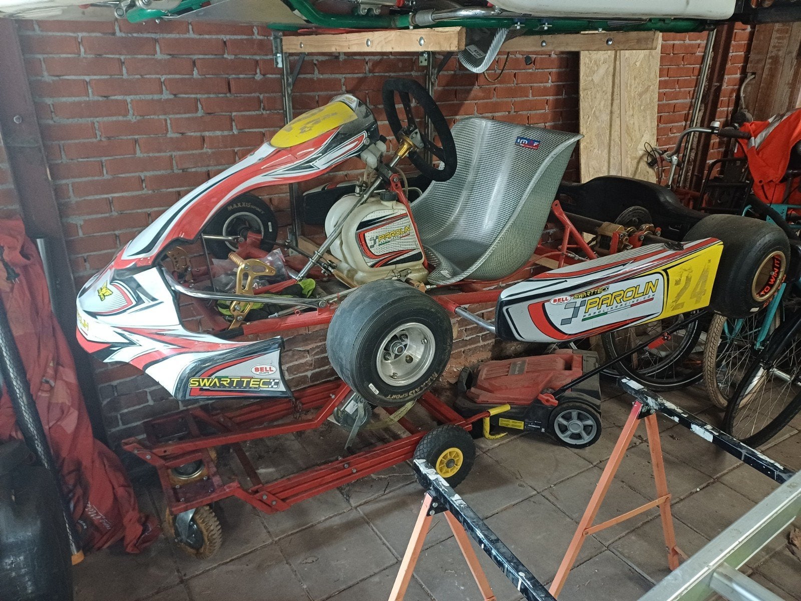 kart onderdelen en meer, Sport en Fitness, Karting, Ophalen of Verzenden, Gebruikt, Kart