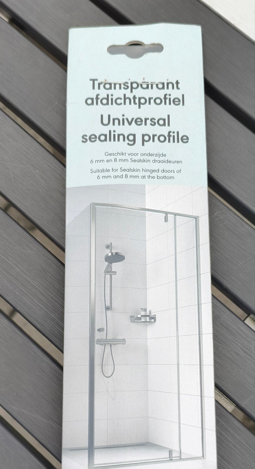 Afdichtprofiel douchewand , douche deur, Ophalen