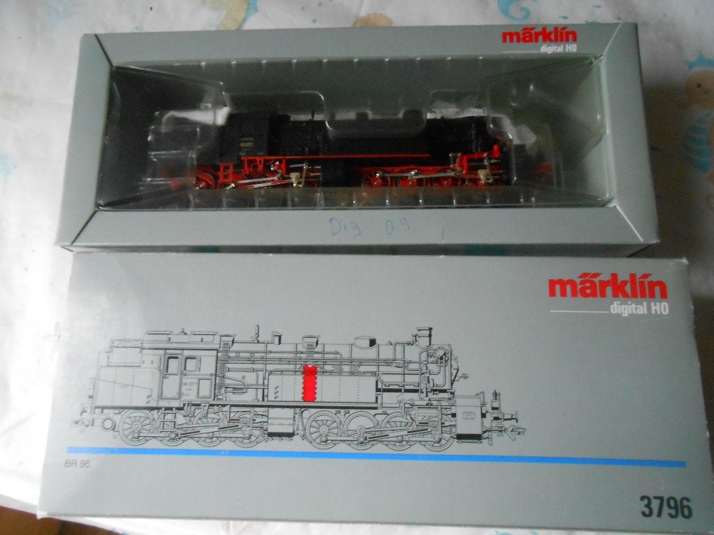 Märklin 3796, Zware tenderlok Br 96 ( Mallet ) digitaal, Wisselstroom, Locomotief, Analoog, Ophalen of Verzenden