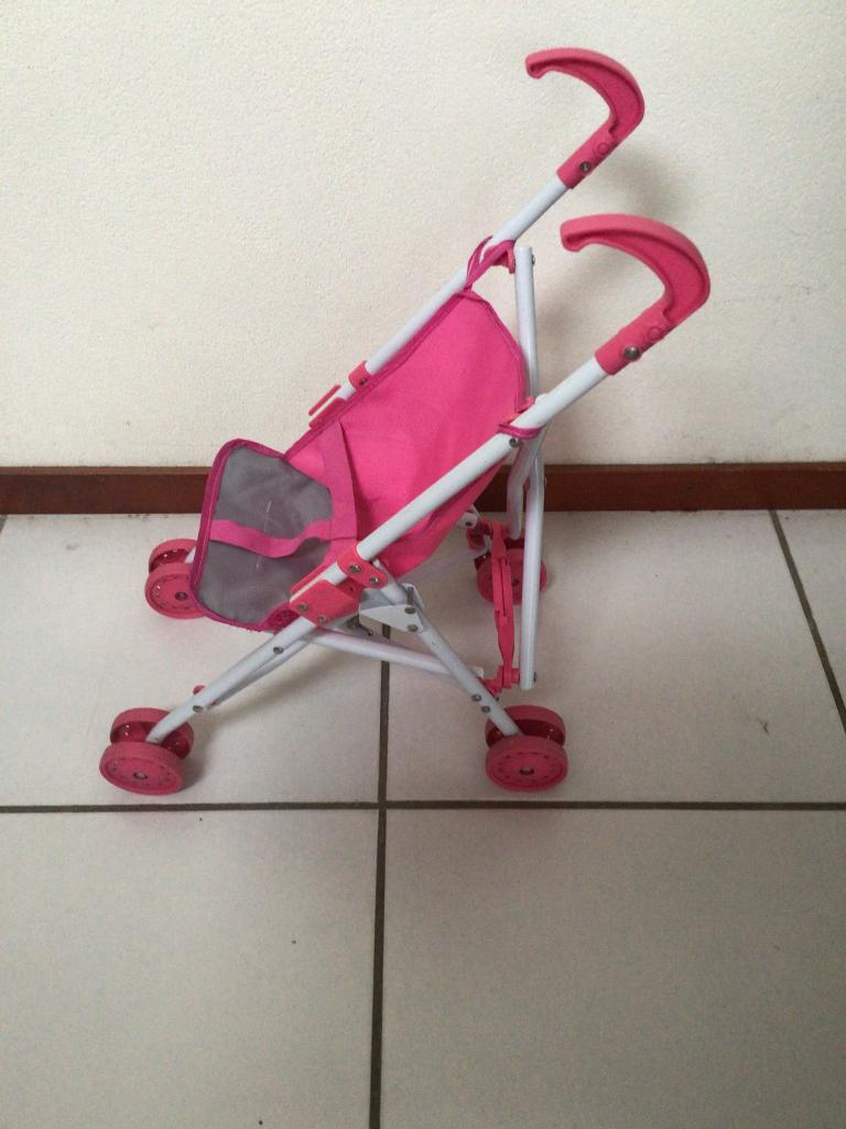 hele kleine  roze poppenbuggy, Ophalen, Gebruikt, Overige typen
