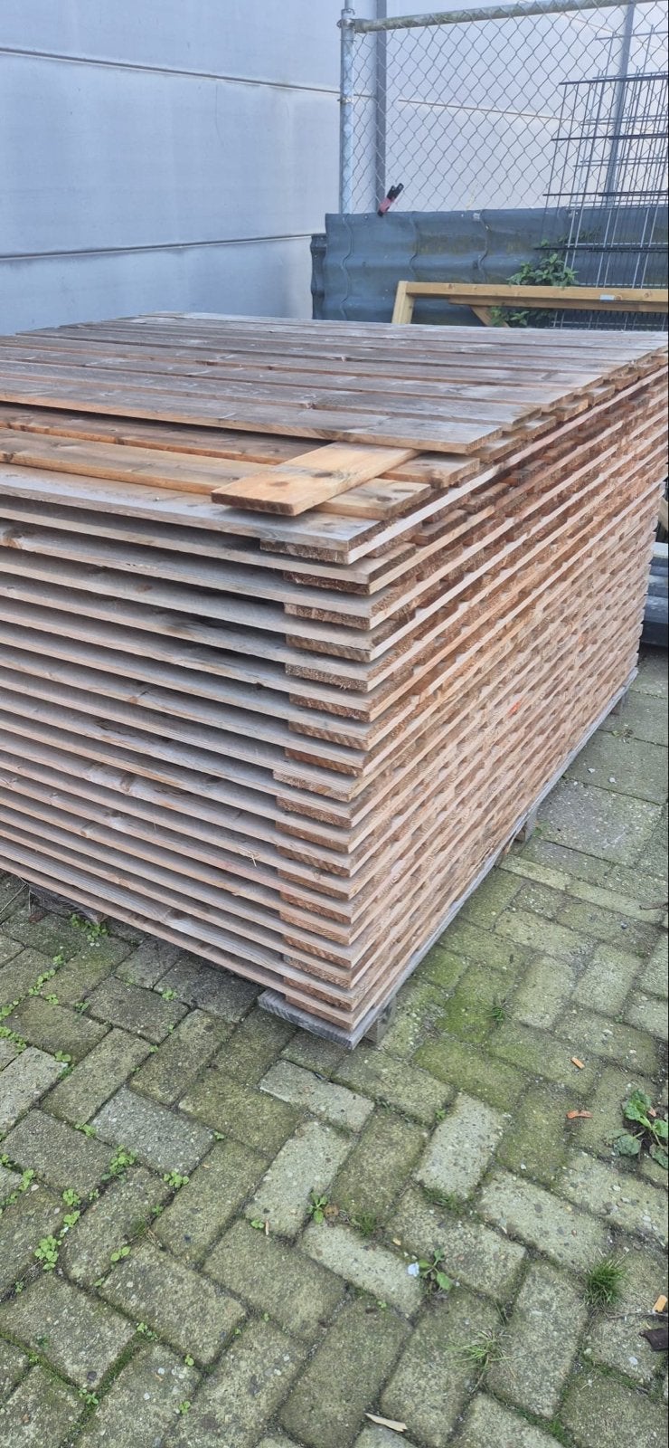 Douglas schermen - Houten planken voor schutting, Tuin en Terras, Ophalen, Gebruikt, Minder dan 3 meter, Minder dan 1 meter