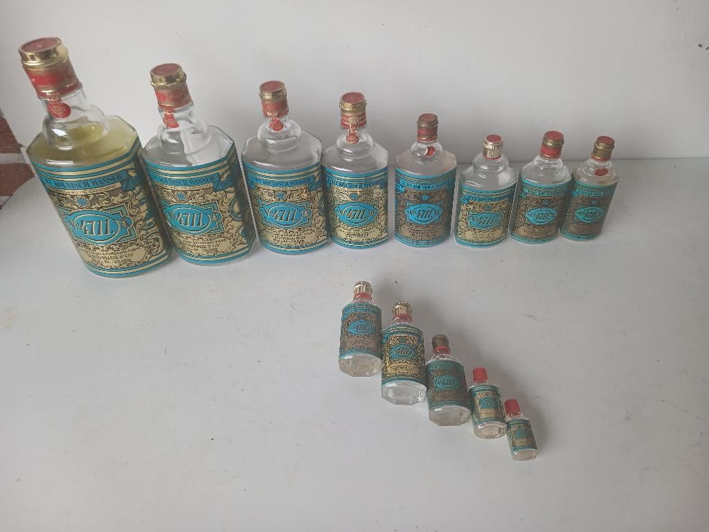 13 delig factice/dummy set 4711 Echt Kölnisch Wasser 800- 2, Verzamelen, Verzenden, Zo goed als nieuw, Parfumfles