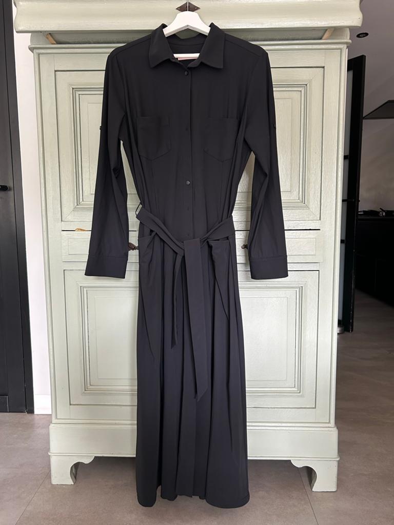 Zwarte jurk Studio Anneloes XL met klein los stiksel, Kleding | Dames, Jurken, Ophalen of Verzenden, Gedragen, Maat 46/48 (XL) of groter