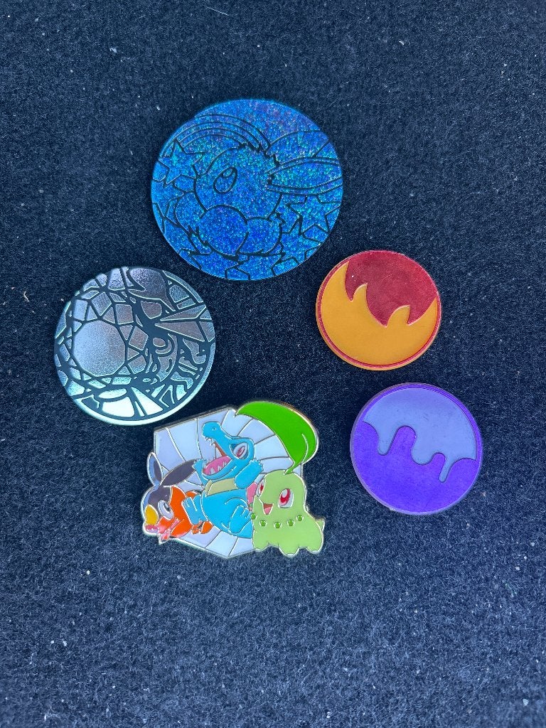 Pokemon munten en pin, Verzenden, Zo goed als nieuw, Overige typen