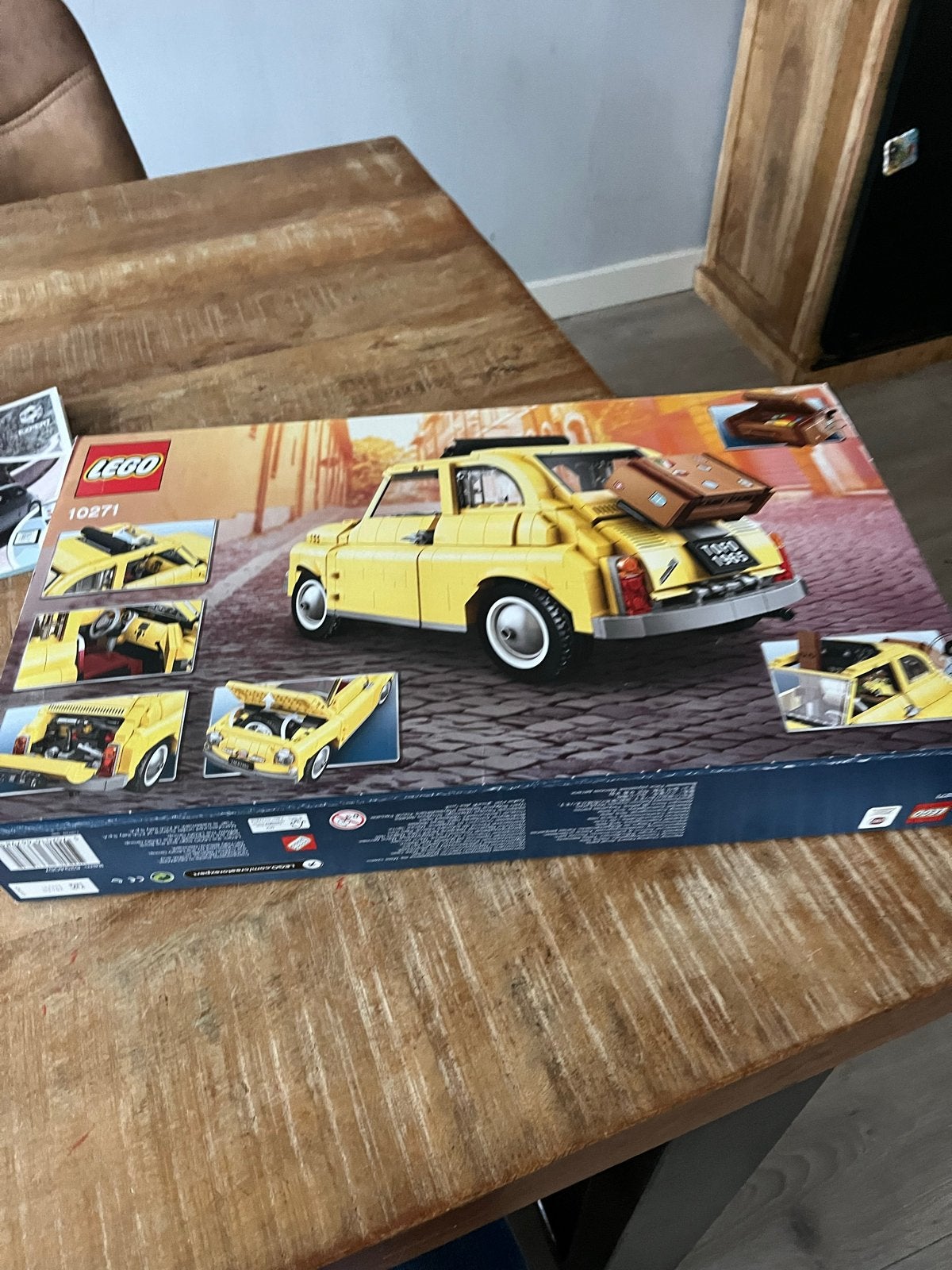 LEGO Creator Expert 10271 Fiat 500 - 100% Compleet, Ophalen of Verzenden, Zo goed als nieuw