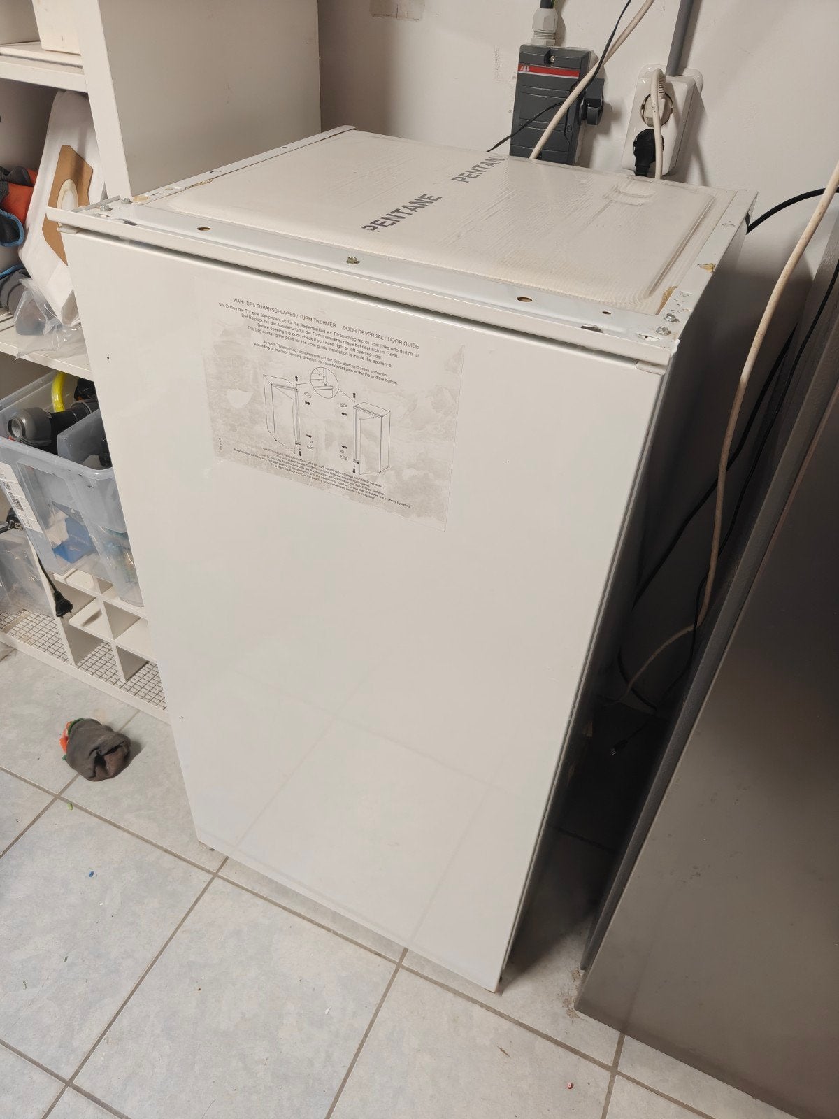 AEG Inbouw Koelkast - 55x55x103 cm, 85 tot 120 cm, 100 tot 150 liter, Ophalen of Verzenden, 45 tot 60 cm