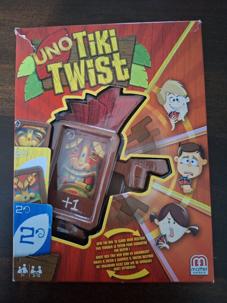 Spel - Uno Tiki Twist, Hobby en Vrije tijd, Gezelschapsspellen | Kaartspellen, Een of twee spelers, Ophalen, Gebruikt