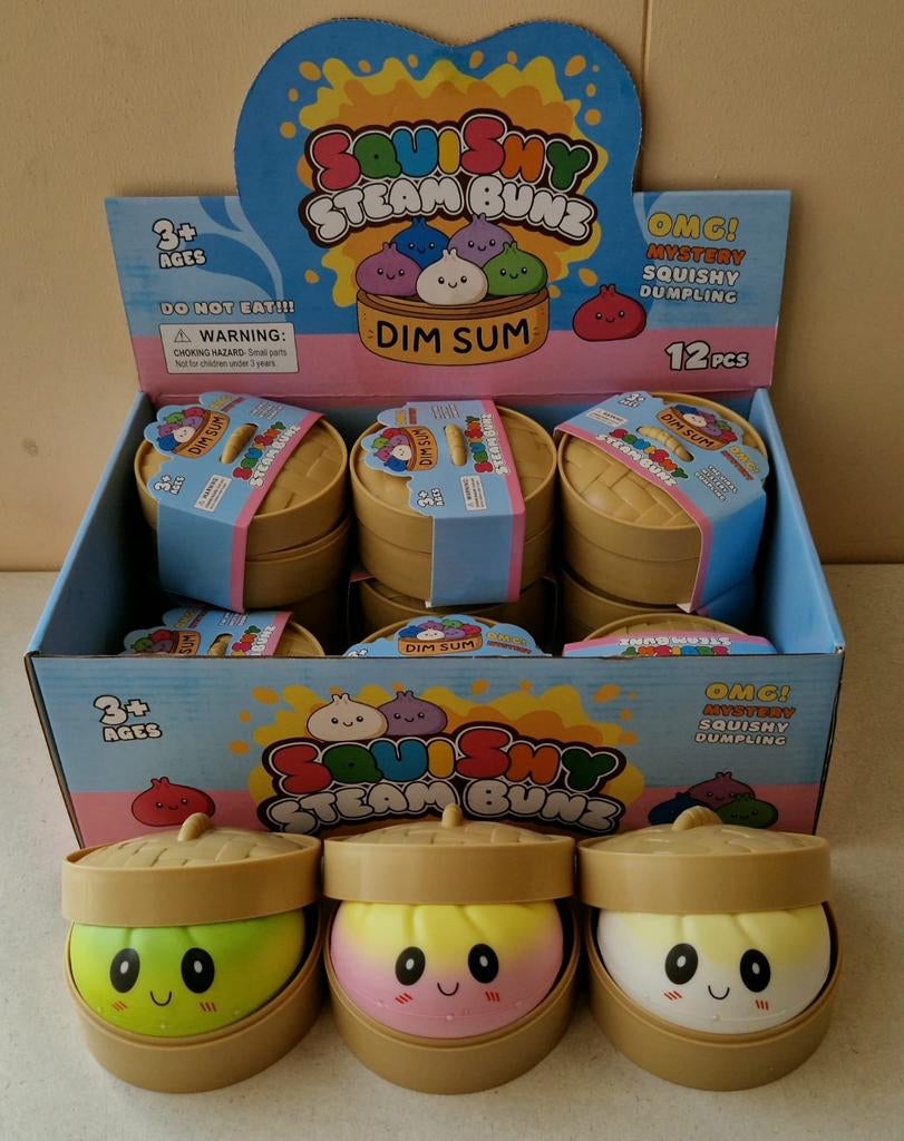 Squishy Dumplings 2 Kleurig 12 stuks Groothandel € 3,-, Kinderen en Baby's, Speelgoed | Overig, Nieuw, Jongen of Meisje, Ophalen of Verzenden