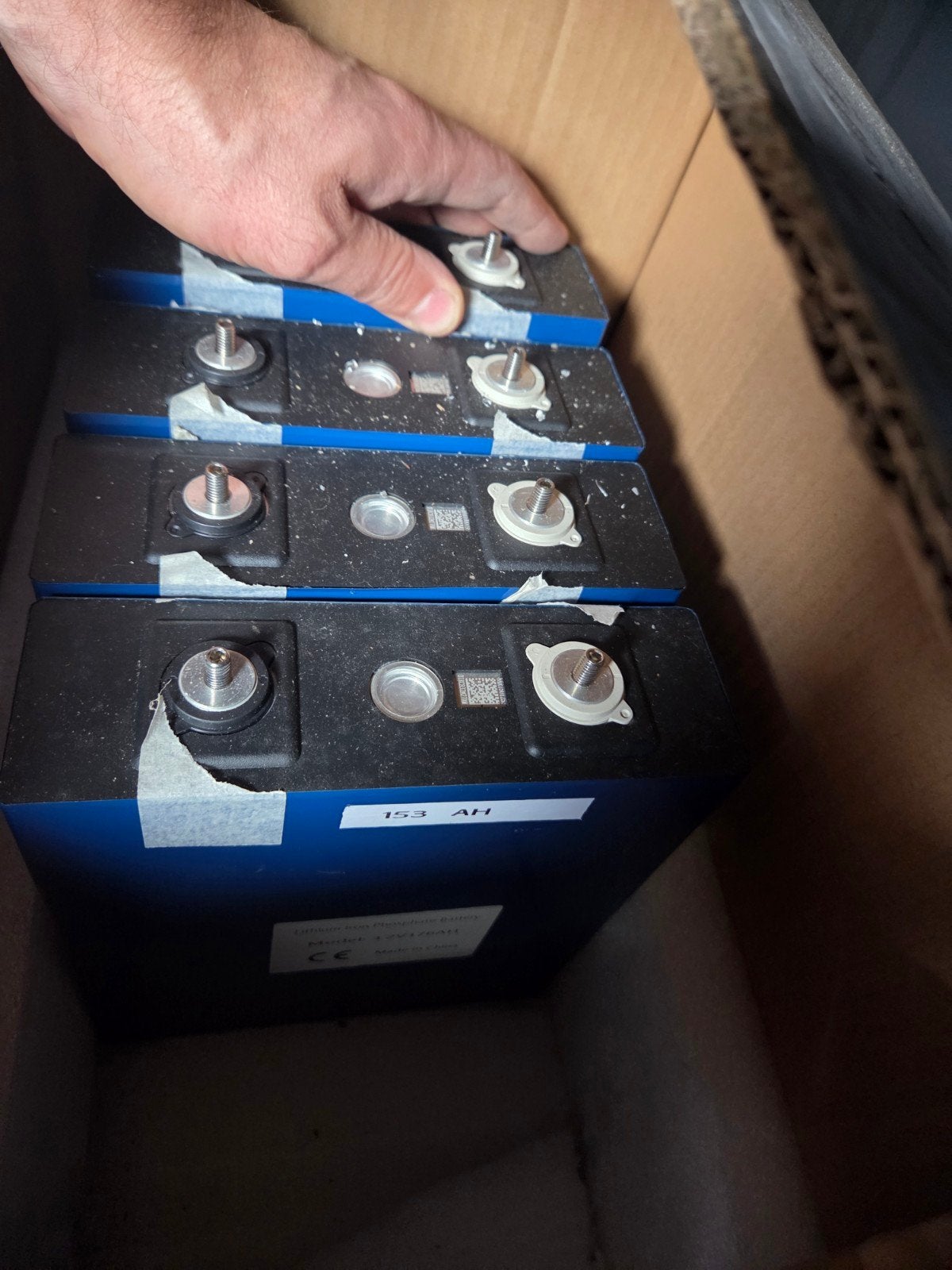 4x LiFePO4 Cellen 3.2V 153Ah - Nieuw en Getest, Audio, Tv en Foto, Accu's en Batterijen, Ophalen of Verzenden