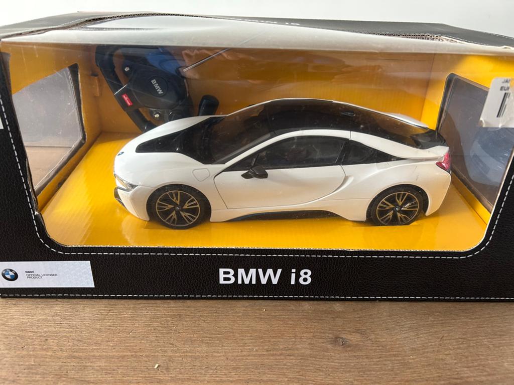Jamara BMW I8 - Wit - radiografische bestuurbare auto, Ophalen of Verzenden, Zo goed als nieuw, Schaal 1:14, Auto onroad