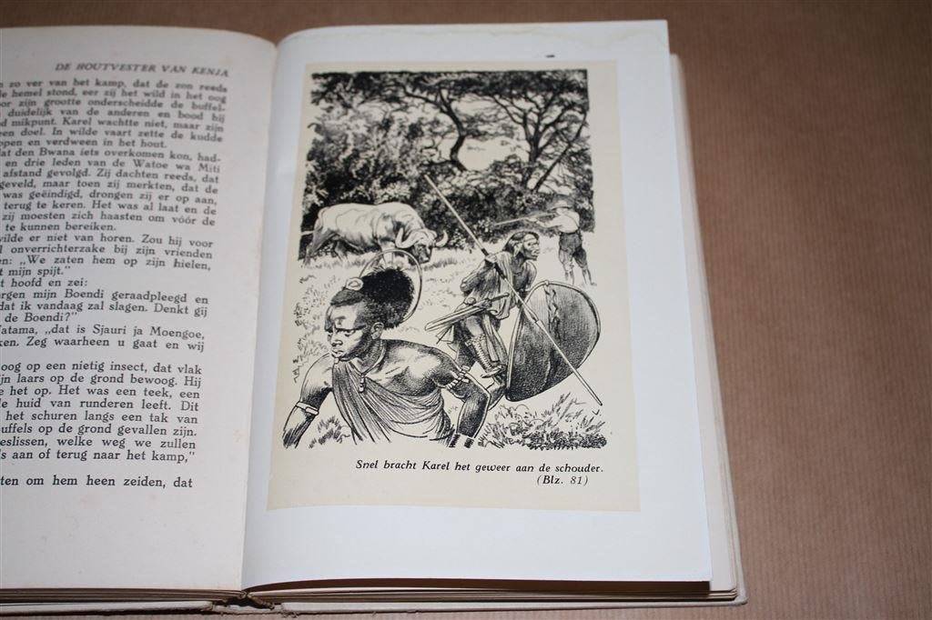 De houtvester van Kenja. Walter Tomson. Kluitman 1940., Boeken, Ophalen of Verzenden, Gelezen