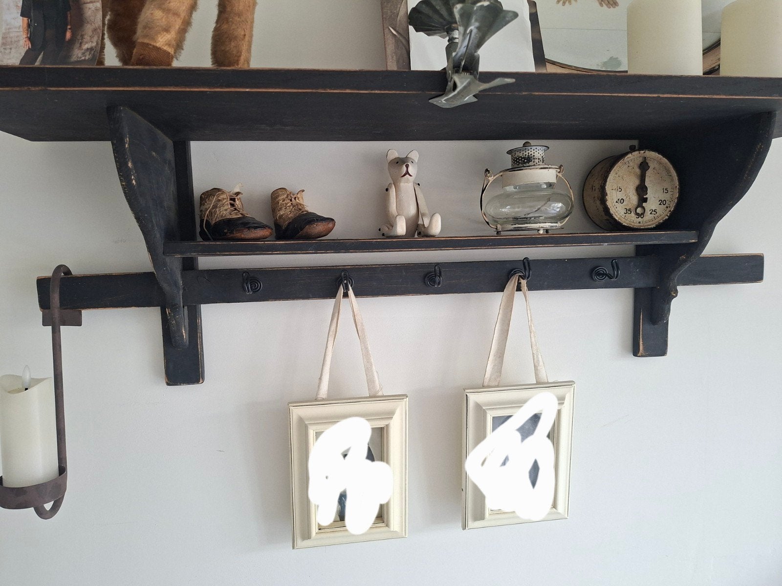 Te koop oude zwarte regaal, Ophalen of Verzenden