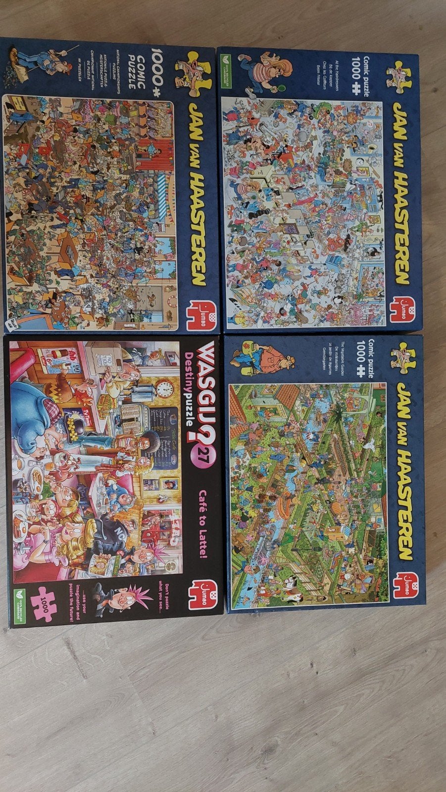 Jan van Haasteren & Wasgij Puzzels - 1000 stukjes, Ophalen of Verzenden, 500 t/m 1500 stukjes, Gebruikt, Legpuzzel