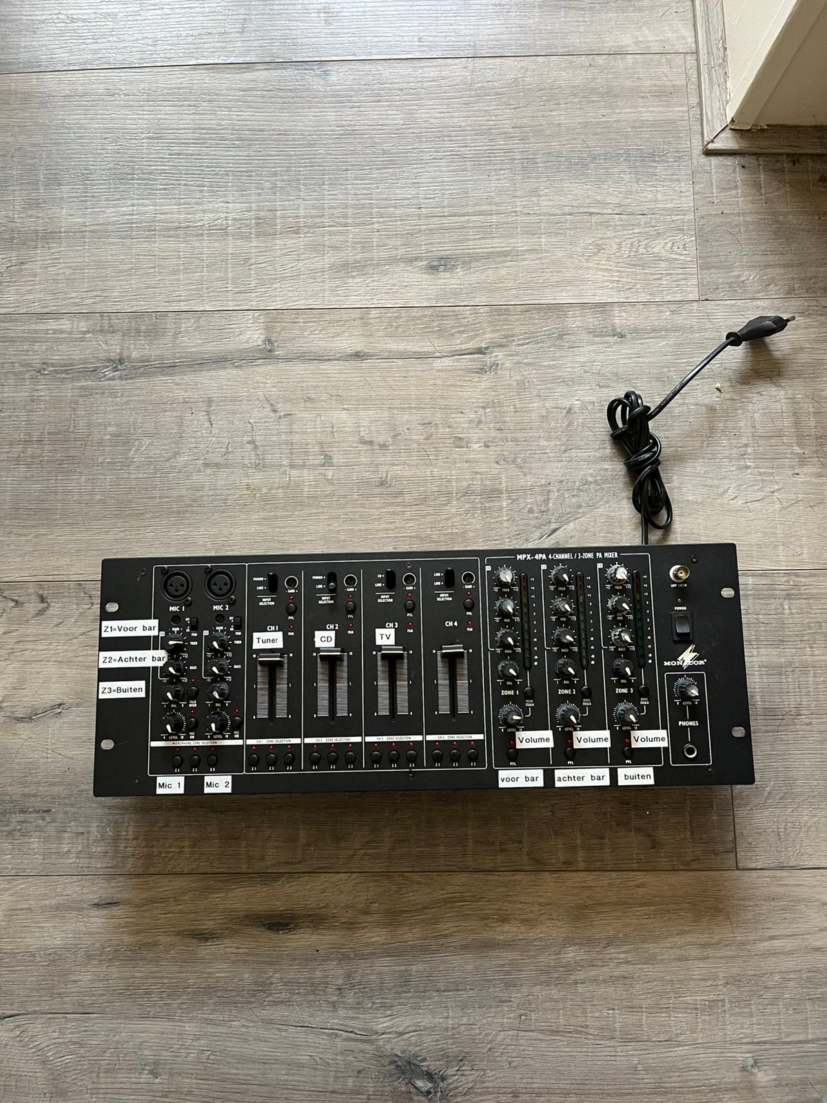 Zone Mixer MPX-4PA, Muziek en Instrumenten, Ophalen of Verzenden