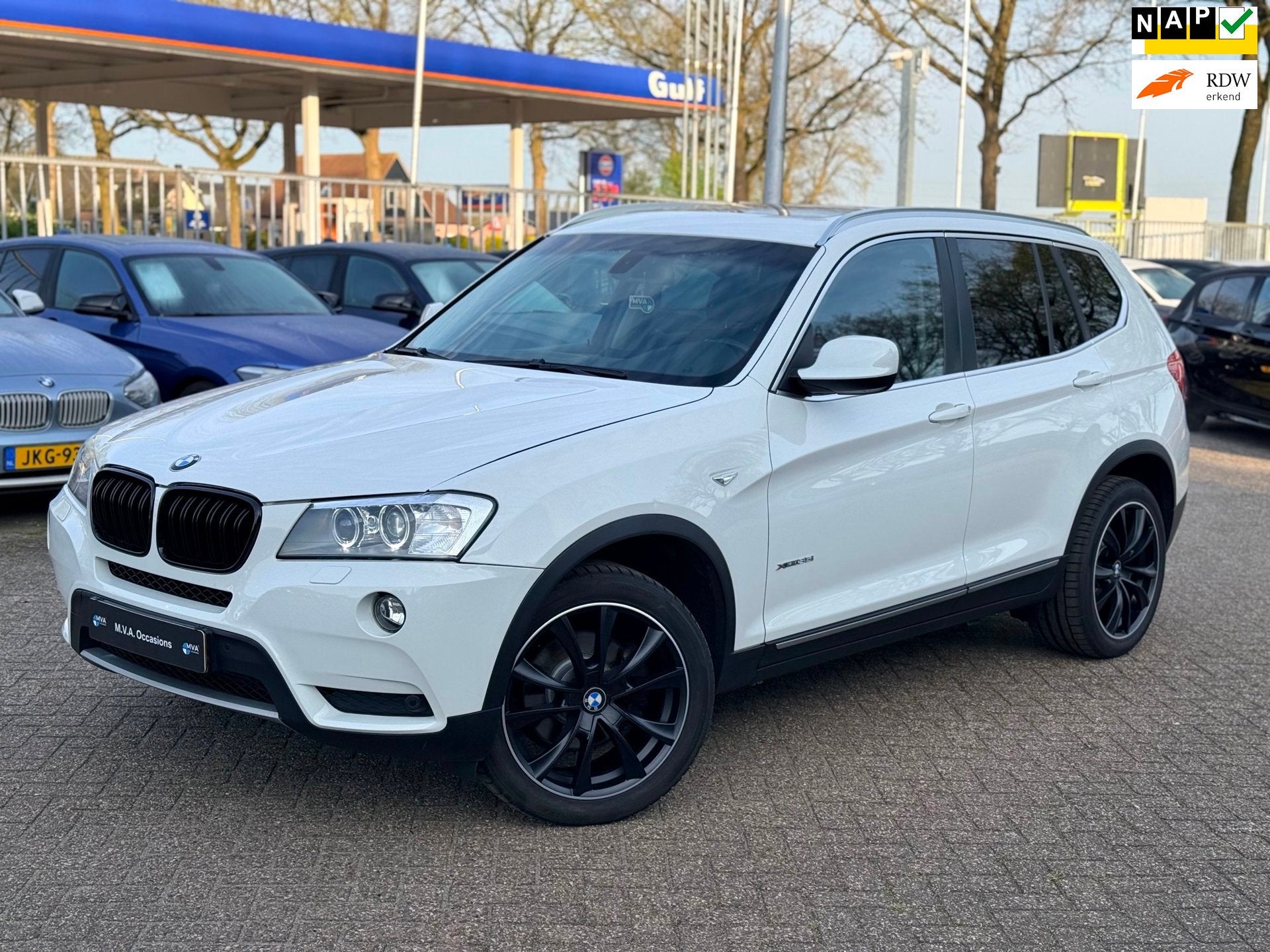 BMW X3 XDrive35i High Executive|19 inch|Leder|Camera|Navigat, Auto's, BMW, Automaat, Gebruikt, Zwart, 2000 kg