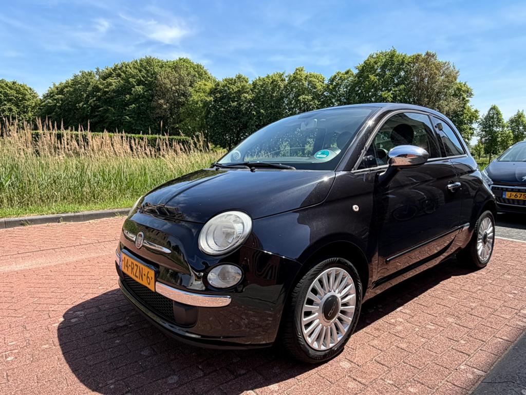 Fiat 500 0.9 Twinair 2011 Zwart, Voorwielaandrijving, Stof, 24 km/l, Handgeschakeld