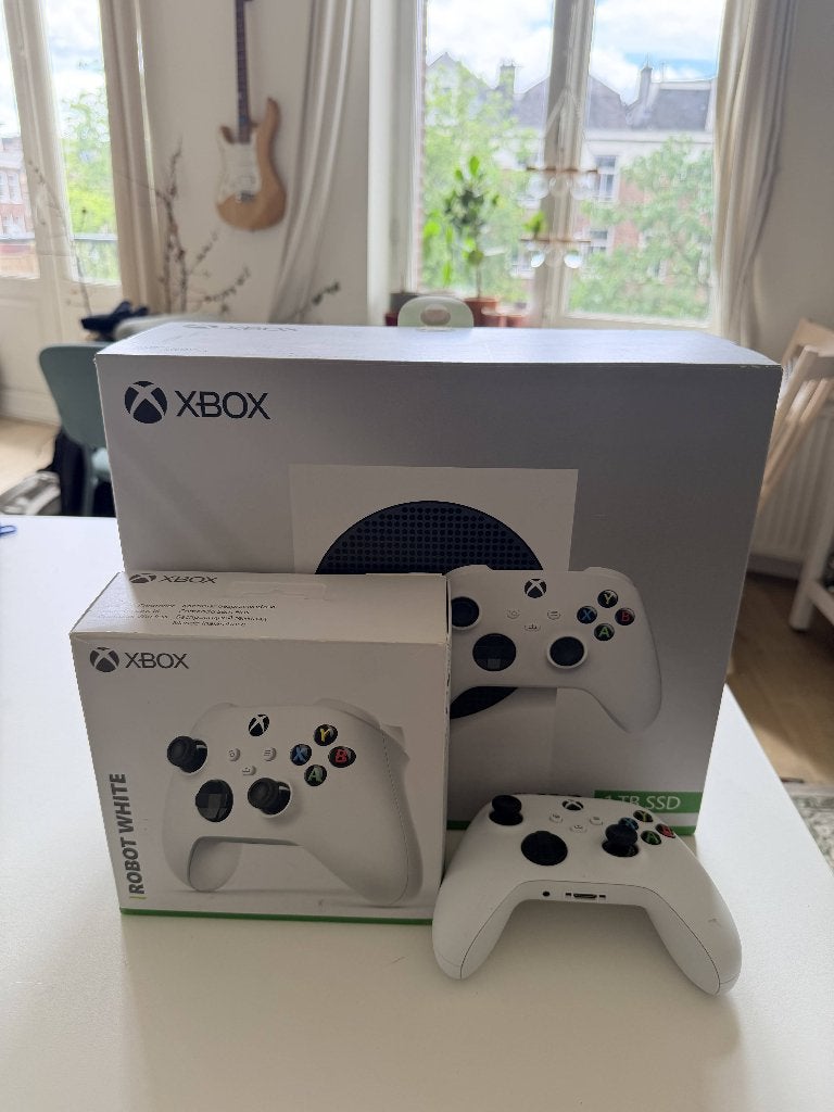 Xbox Series S 1TB + 2 Controller (1 Unopened) + Original Box, Ophalen, Zo goed als nieuw, Xbox Series S