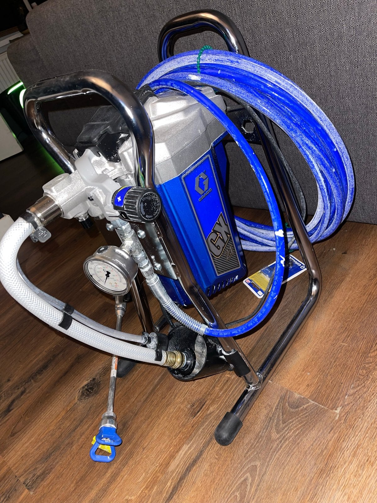 Graco GX 21 Verfspuit - Zo goed als nieuw, Doe-het-zelf en Verbouw, Schildersmaterialen, Ophalen of Verzenden, Zo goed als nieuw