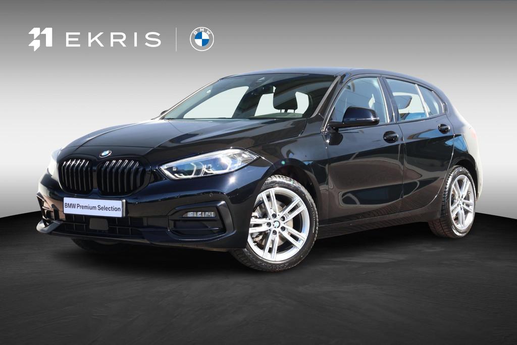BMW 1 Serie 118i Business Edition Plus / Sportline / 17'' LM, Gebruikt, Met garantie (alle), Multifunctioneel stuurwiel, Zwart
