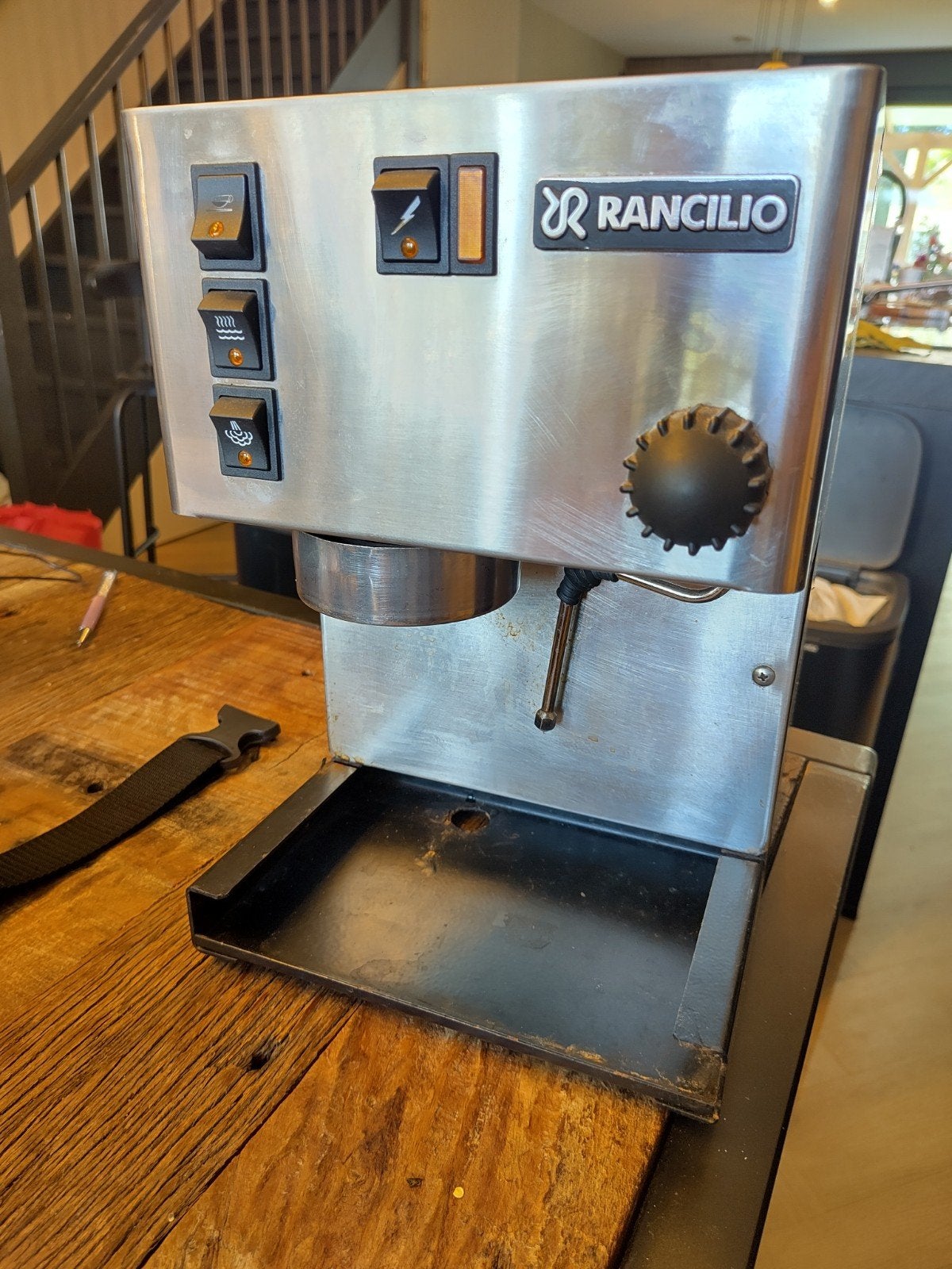 Rancilio Silvia Espressomachine, Witgoed en Apparatuur, Koffiezetapparaten, Gebruikt, Espresso apparaat, Gemalen koffie, 1 kopje