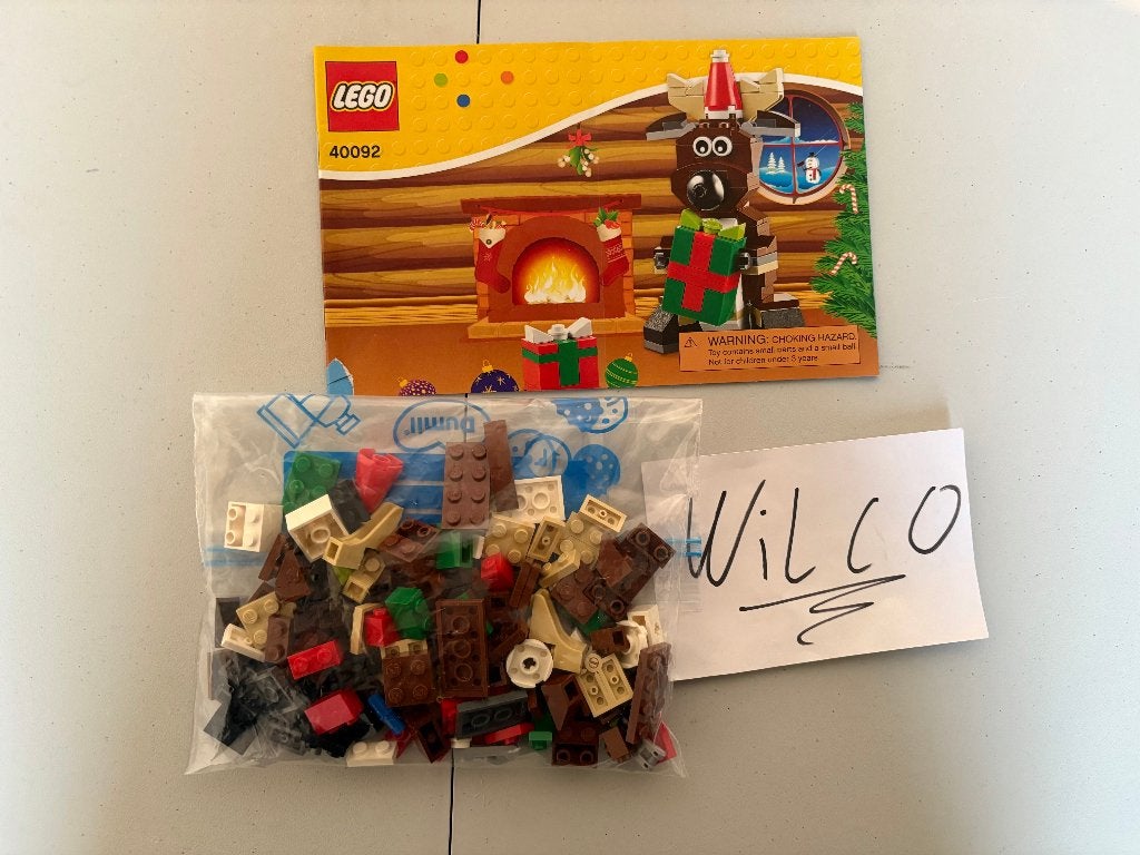 LEGO Holiday - Reindeer - 40092, Kinderen en Baby's, Inclusief instructies, Overige thema's, Lego, Ophalen of Verzenden