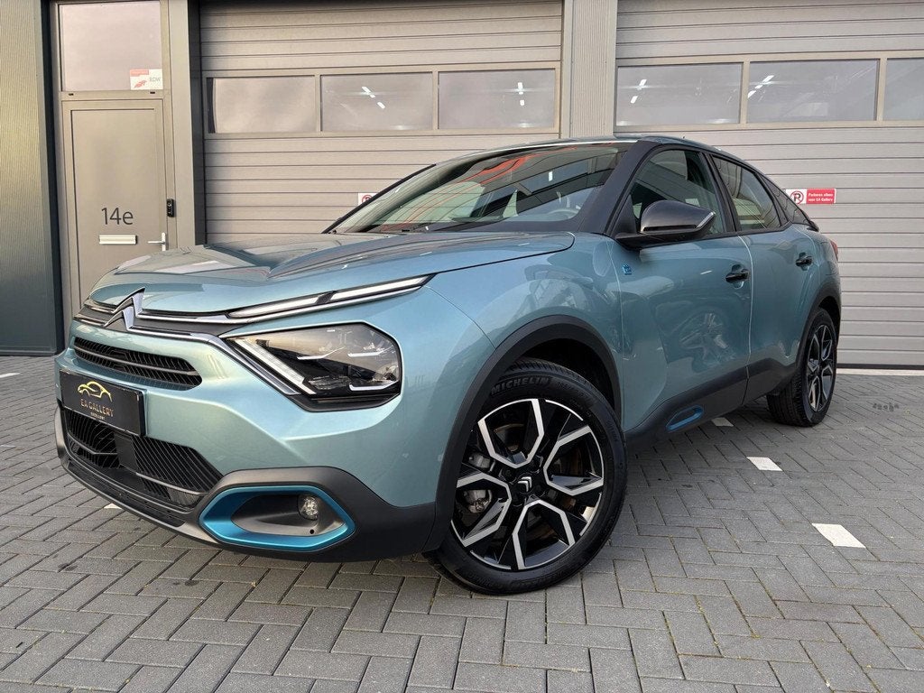 Citroen E-C4 50 kWh EL Feel Shine Pack Full Nieuw Camera, Auto's, Citroën, Automaat, 136 pk, Blauw, Alcantara