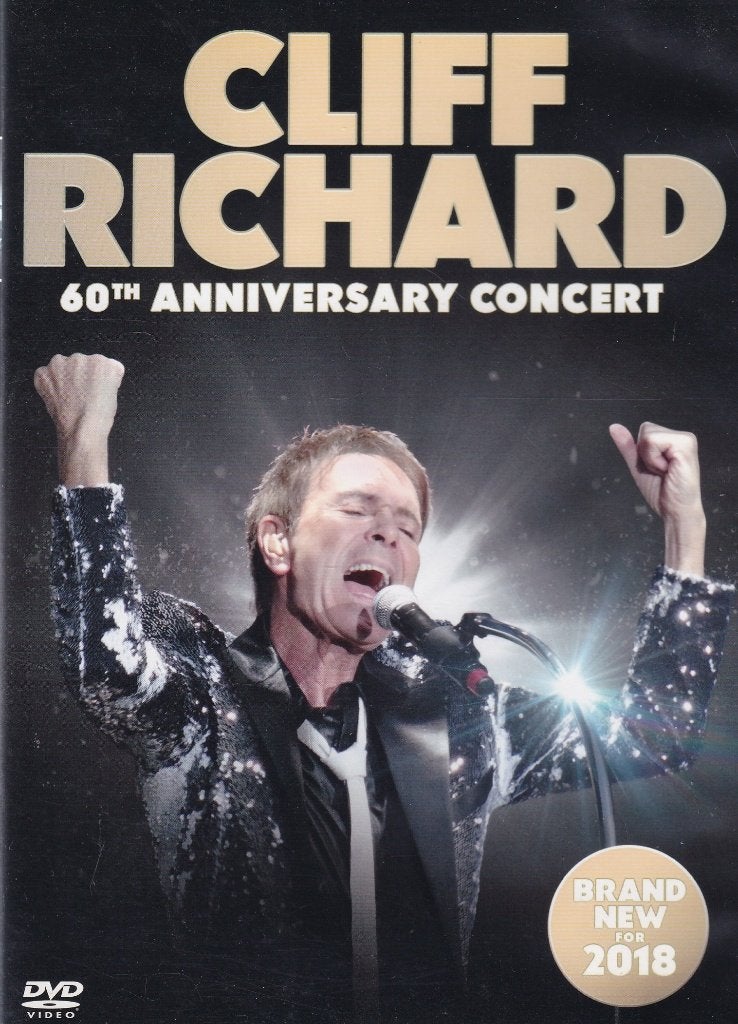 Te koop dvd cliff richard 60th anniversary concert 2018, Alle leeftijden, Ophalen of Verzenden, Nieuw in verpakking, Muziekvideo's
