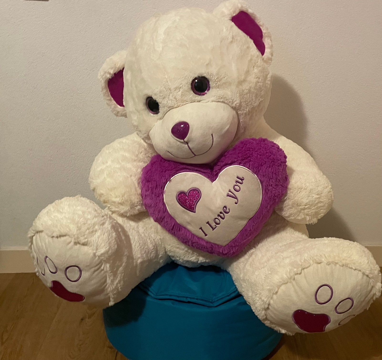 Supergrote knuffel kermisbeer, Ophalen of Verzenden, Nieuw, Beer