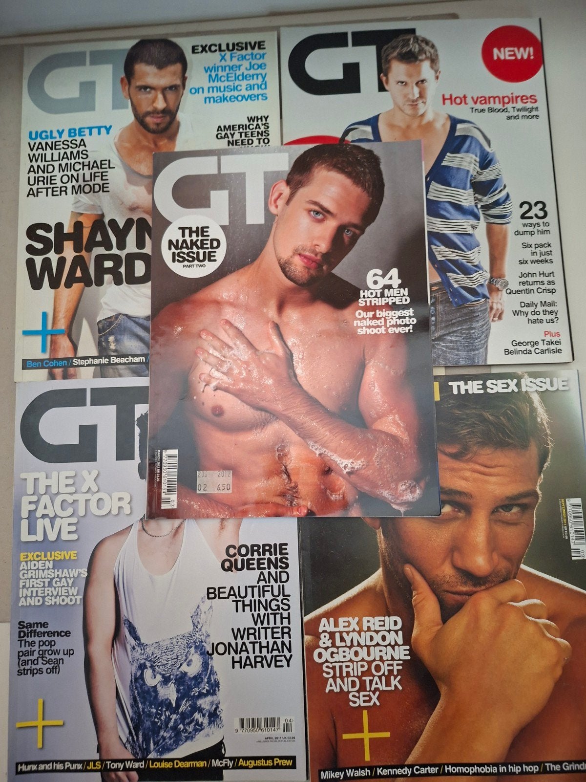 GT magazines tijdschriften u.k. gay lifestyle fashion, Verzenden, Zo goed als nieuw, Glossy