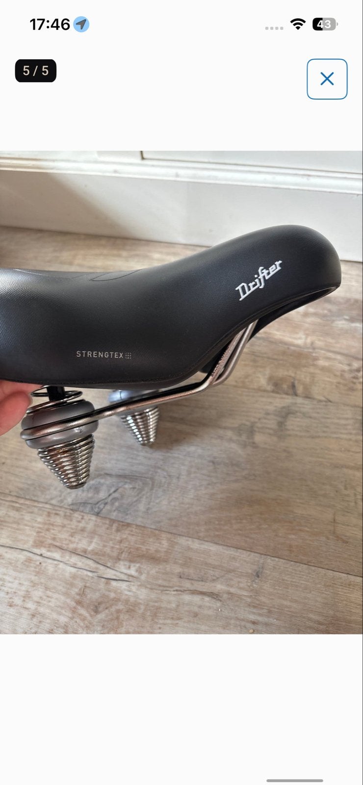 Foto 4 van Selle Royal Drifter fietszadel met vering