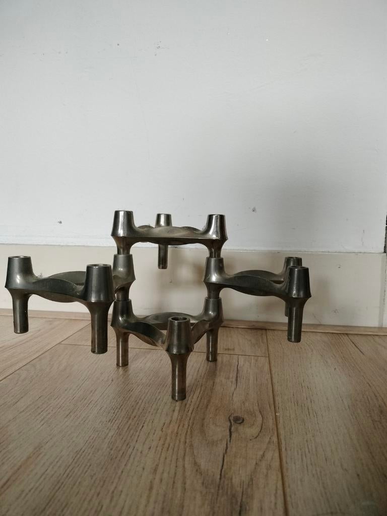 5 WMF Nagel kandelaars - Modulair design, Ophalen of Verzenden