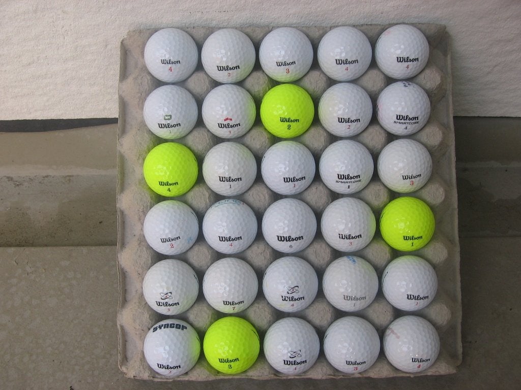 Golfballen   Wilson, Sport en Fitness, Ophalen, Gebruikt, Bal(len), Overige merken