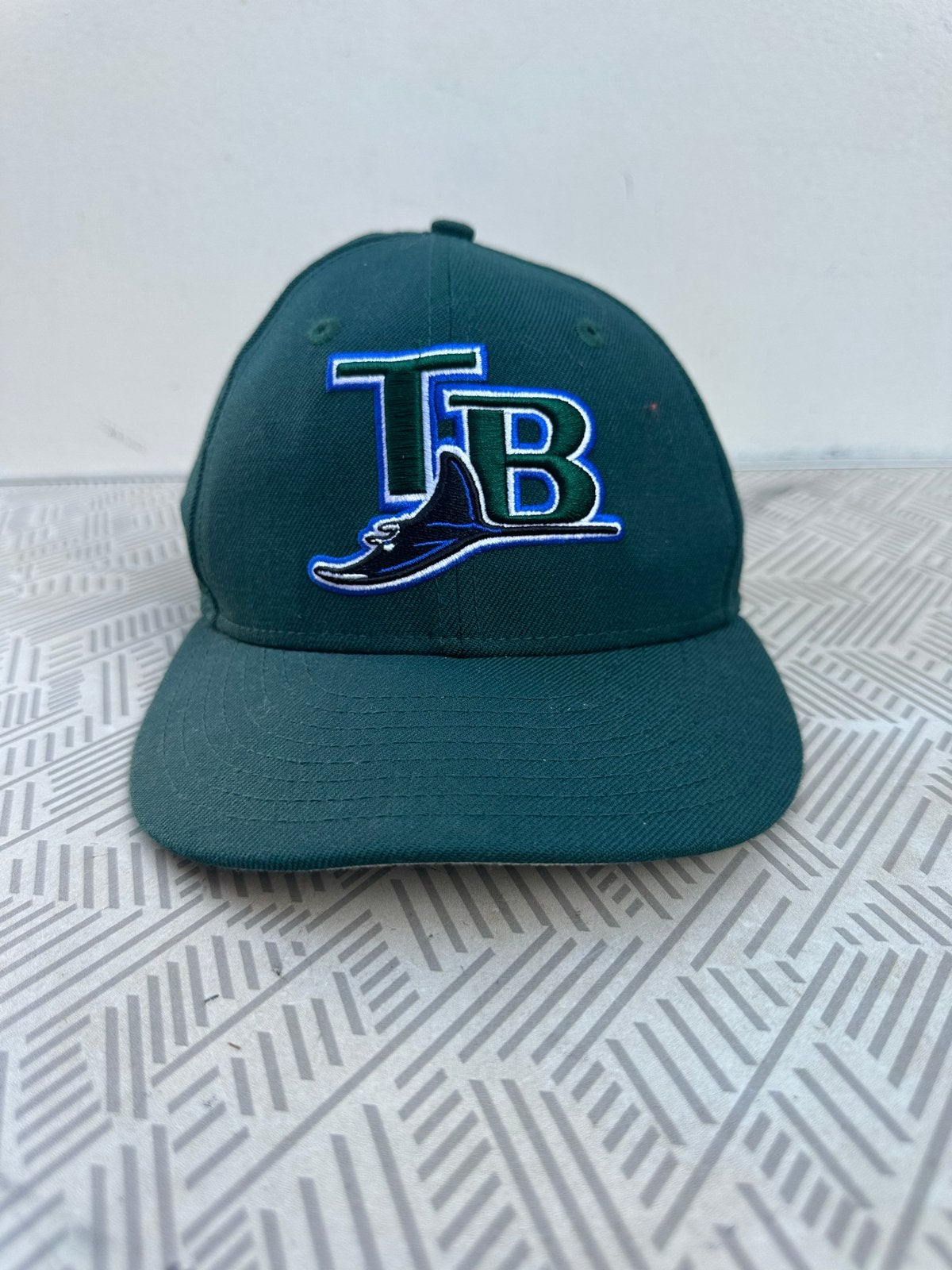 New Era Tampa Bay Rays MLB Pet - Groen - Maat 56.8cm, Ophalen of Verzenden, Zo goed als nieuw, Pet
