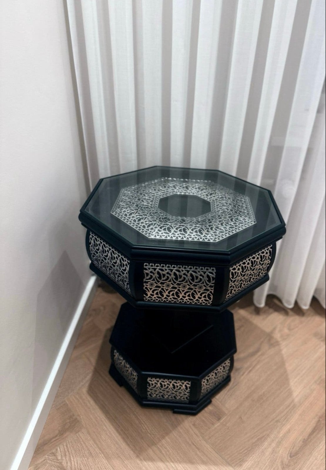 Set van 2 Sedari bijzettafels in zeer goede staat, Huis en Inrichting, 45 tot 60 cm, Minder dan 55 cm, Ophalen of Verzenden, Overige vormen