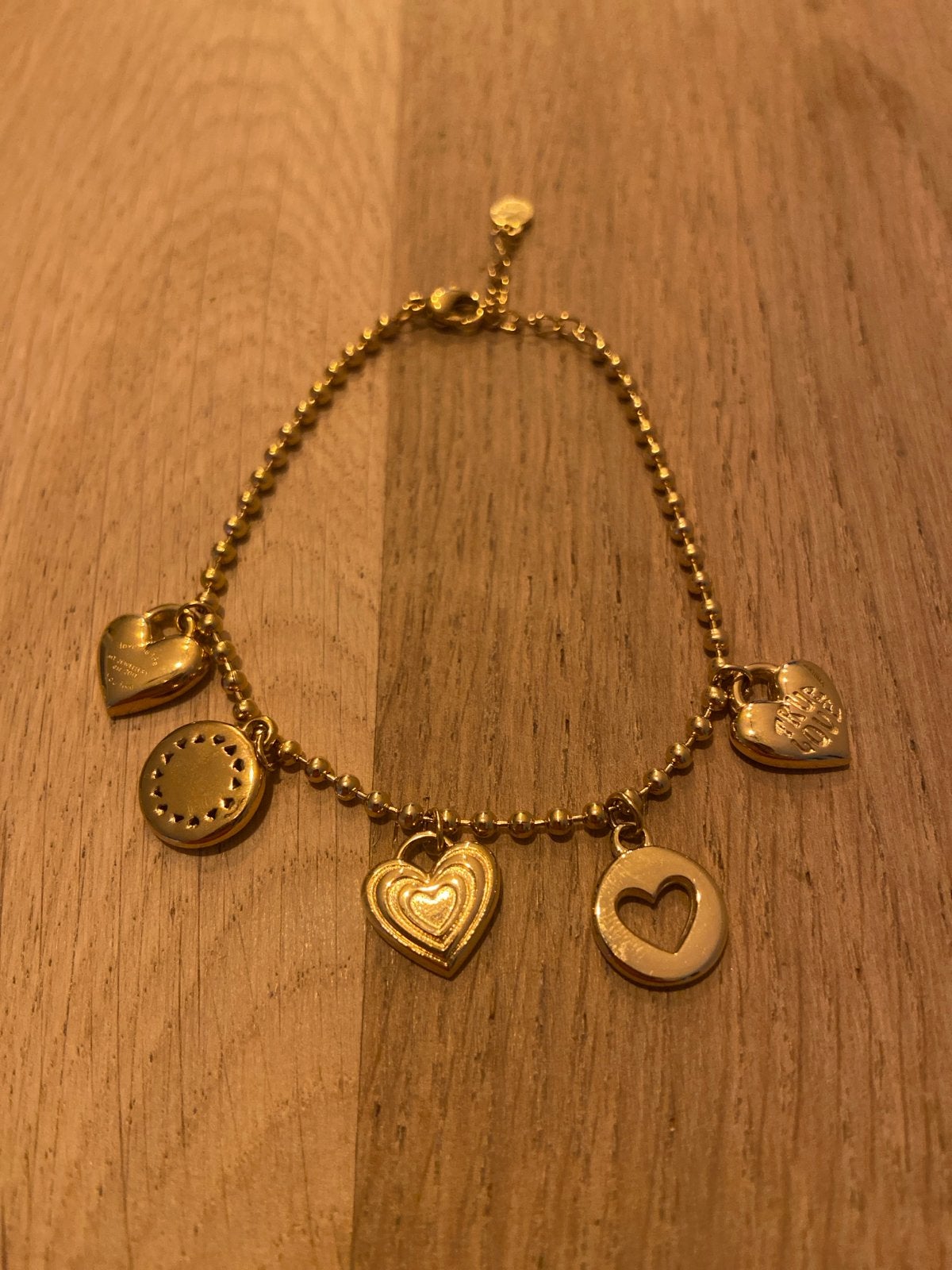 Gouden armband met bedels - MyJewellery, Ophalen of Verzenden, Zo goed als nieuw, Met bedels of kralen, Goud