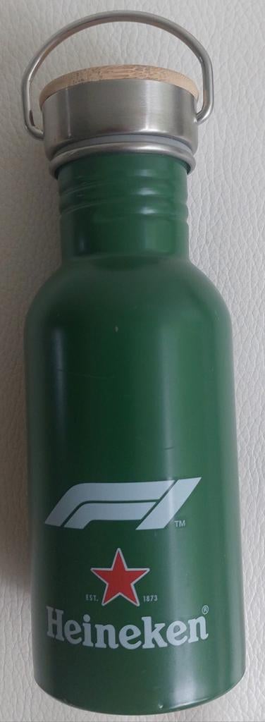 F1 Heineken Waterfles - Groen, Ophalen of Verzenden, Zo goed als nieuw