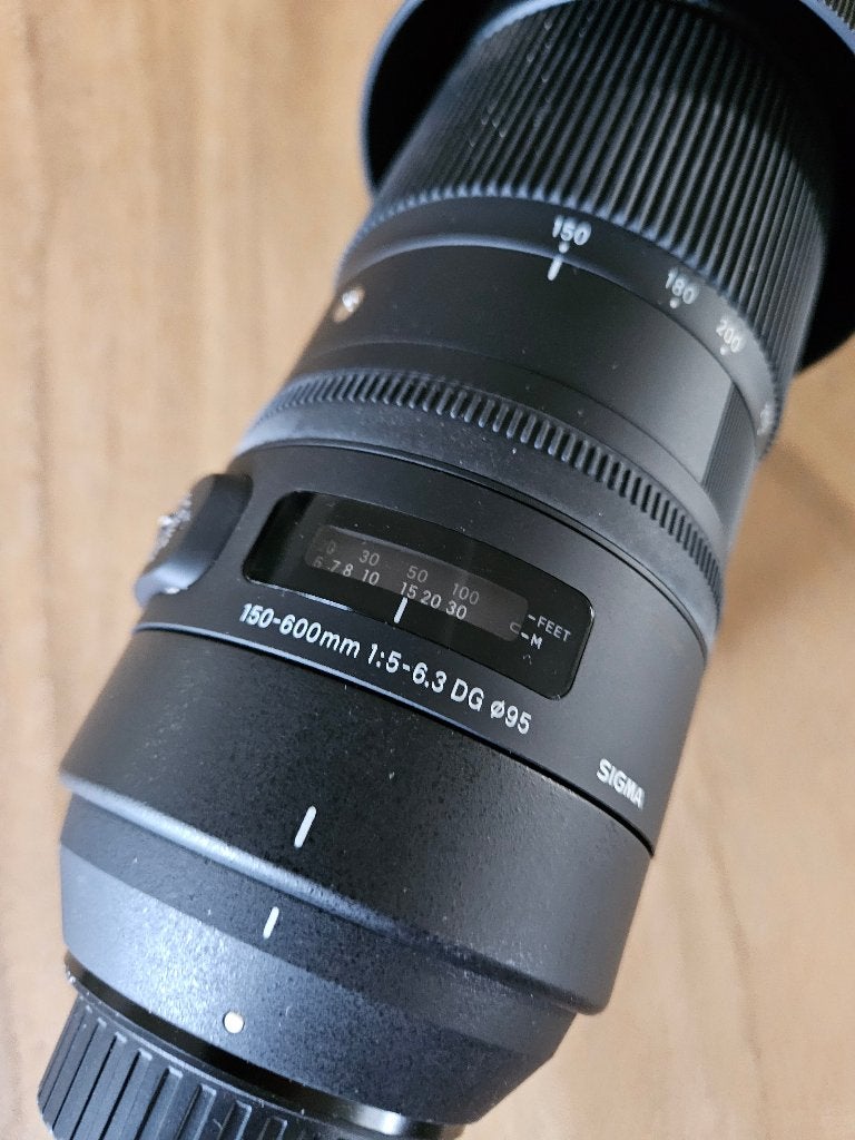 Lens sigma 150-600mm, Audio, Tv en Foto, Fotografie | Lenzen en Objectieven, Ophalen, Sigma, Telelens, Beschermhoes/tas
