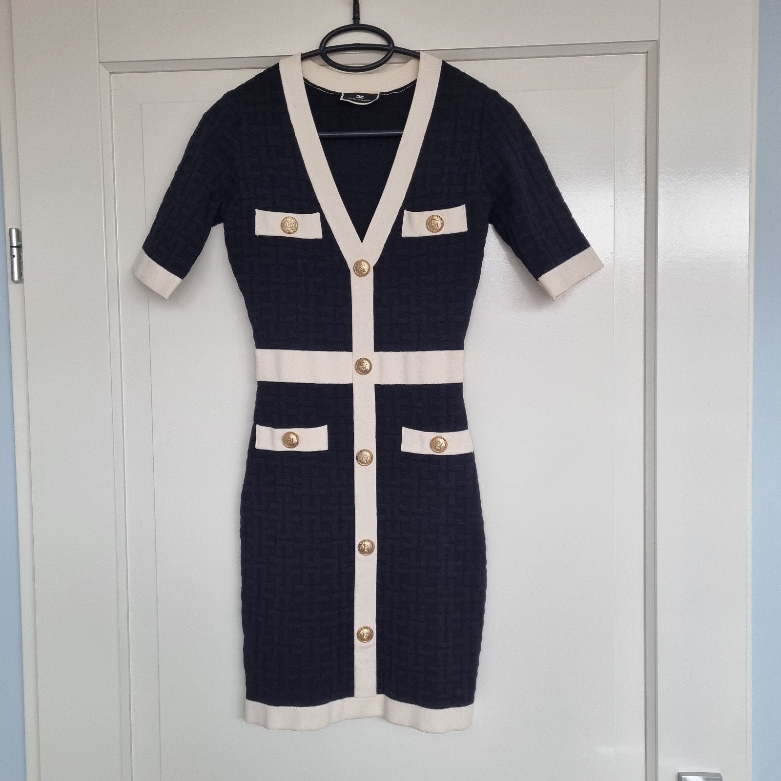 Elisabetta Franchi jurk - perfecte staat - maat IT40, Kleding | Dames, Elisabetta Franchi, Ophalen of Verzenden