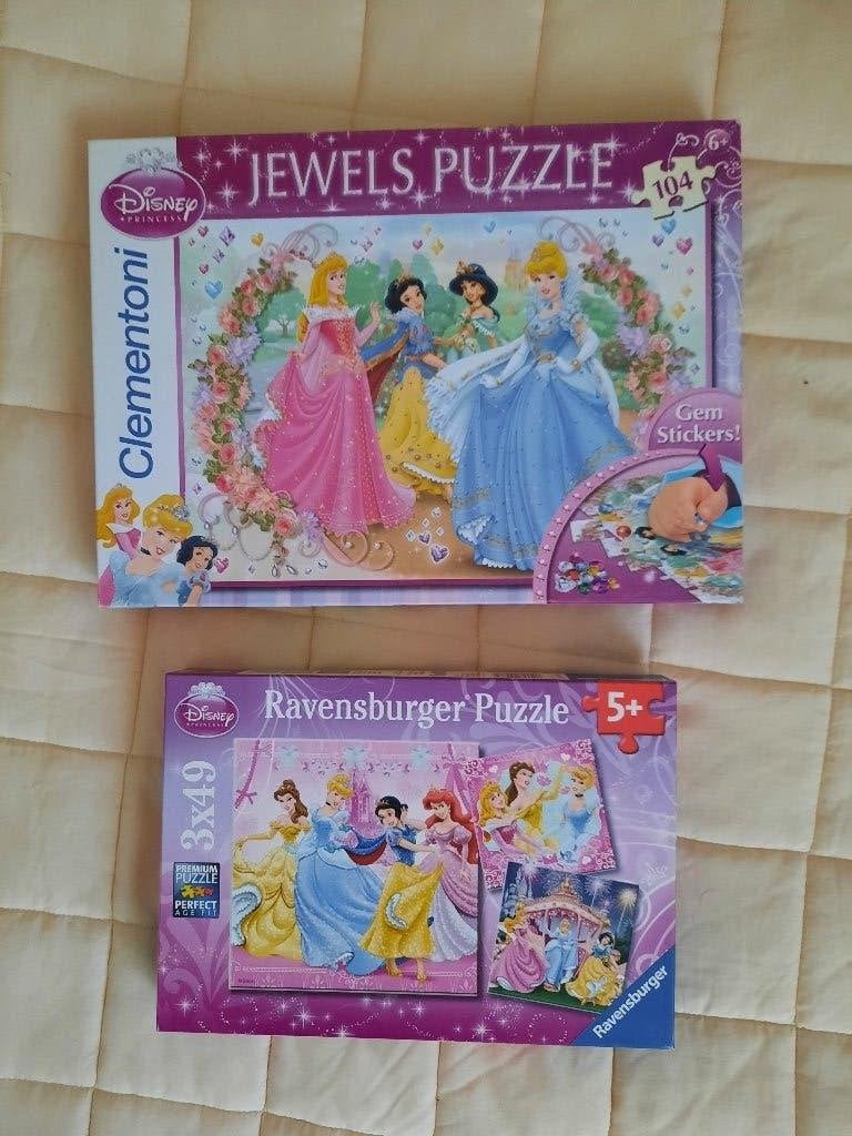 Disney puzzels, Ophalen of Verzenden, 10 tot 50 stukjes, Zo goed als nieuw, 4 tot 6 jaar