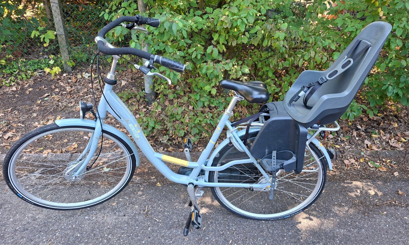 Mamafiets / papafiets met fietsstoel, Fietsen en Brommers, Gebruikt, Versnellingen, 1 zitje, Ophalen
