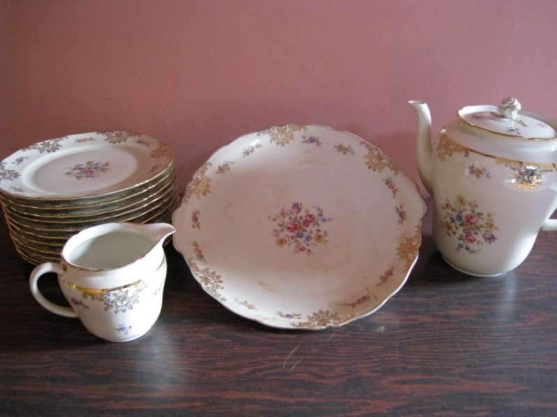 Dessertservies, 14 stuks, Seltmann, Bavaria, mooi, Ophalen of Verzenden