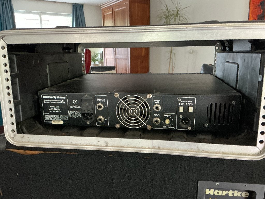 Hartke basgitaar versterker met cabinet, Ophalen, Gebruikt, Basgitaar, 100 watt of meer
