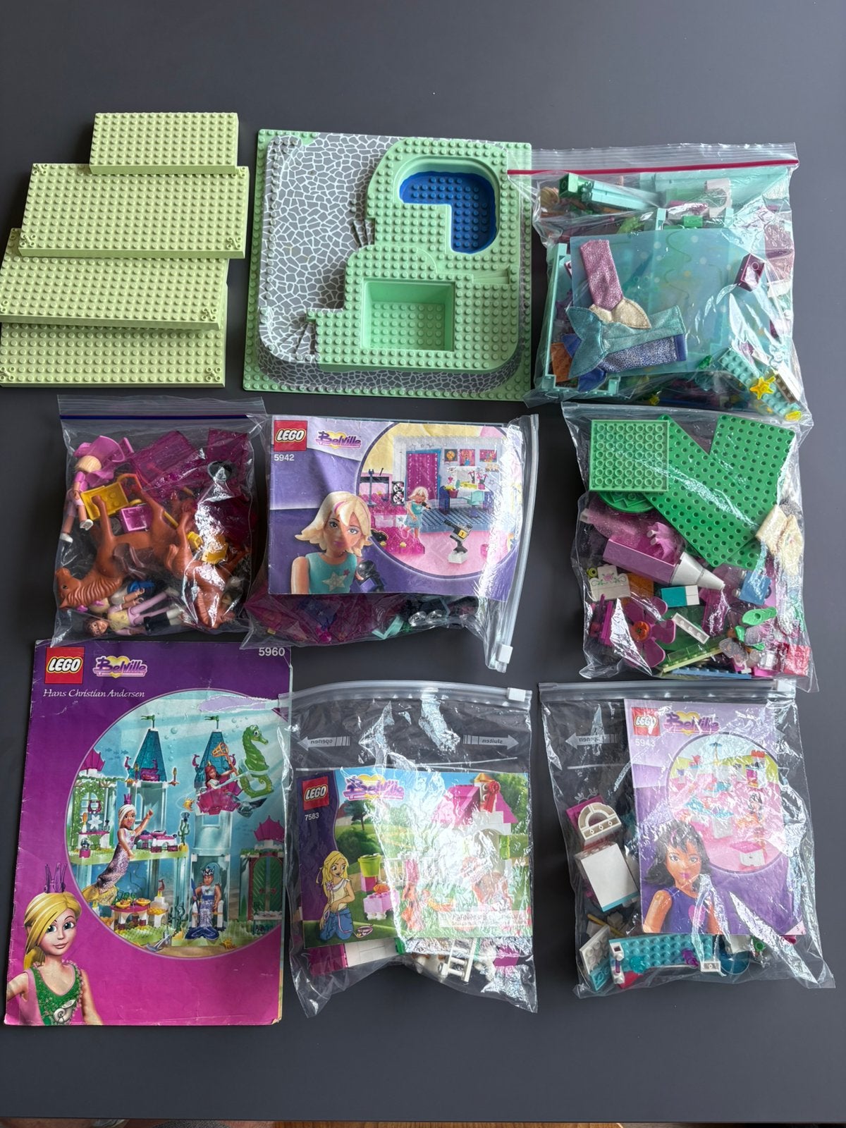 Lego Belville versxhillende sets en onderdelen., Gebruikt, Overige thema's, Lego, Ophalen of Verzenden