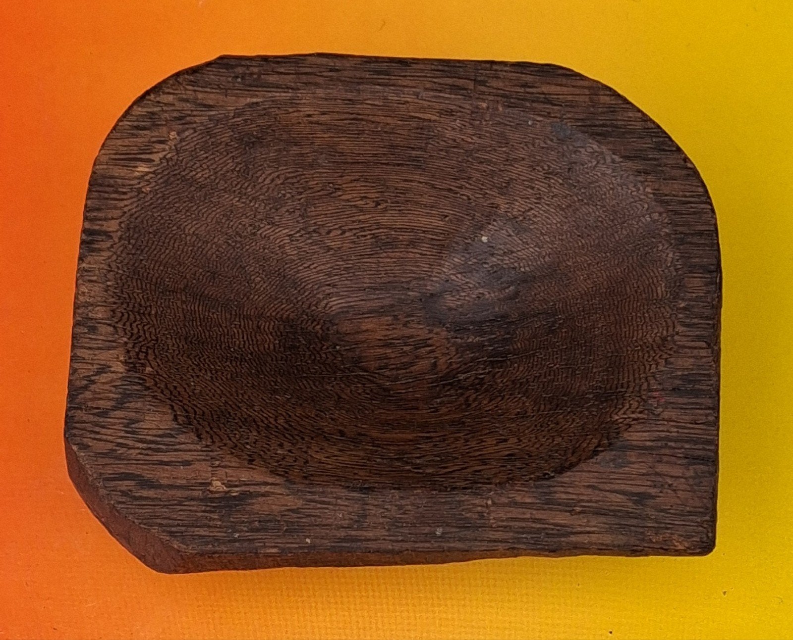 Vijzel. Hardhout. Oost-azië? Ca 1850. 9 x 7 cm., Ophalen, Gebruikt